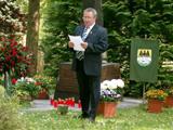 10. Jahresfeier des Gedenksteins auf dem Waldfriedhof in Backnang - Donauschwaben Backnang